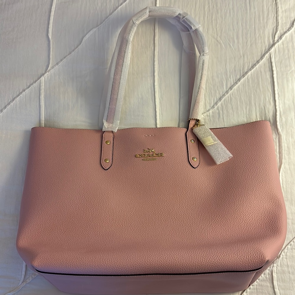 Light Pink Coach Tote